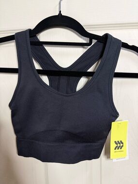 Target All in Motion Women's Black Racerback Sports Bra Sz Small NEW